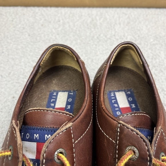Tommy Hilfiger Lug Sole Moc Toe Leather Oxfords 90s Y2K Chunky Shoes Men\'s 10M main image 5